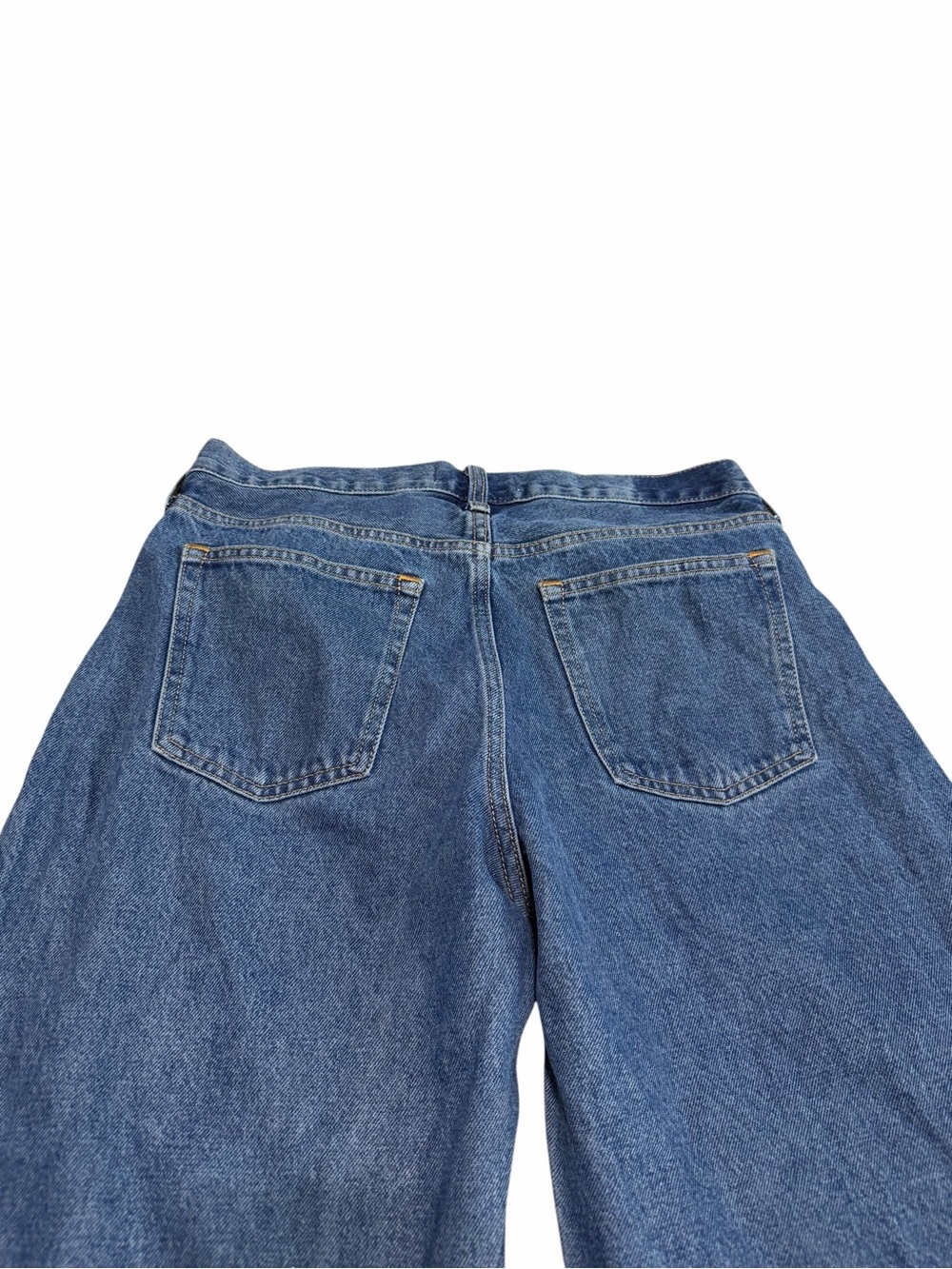 Abercrombie & Fitch Women's Curve Love Mid Rise Barrel Jean | Medium Wash | 27 - Picture 7 of 8